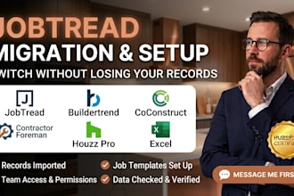 jobtread migration buildertrend coconstruct contractor foreman houzz pro setup