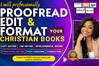 do christian book editing and proofreading