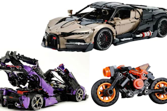 design custom lego moc car, bike, house and technic with manual