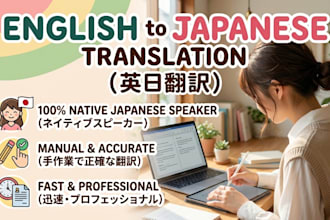 translate english into natural japanese