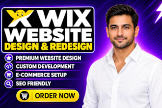 do wix website redesign, wix website design, redesign wix website, wix website