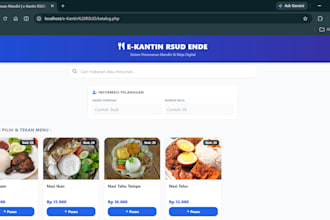 build custom PHP website and mysql database