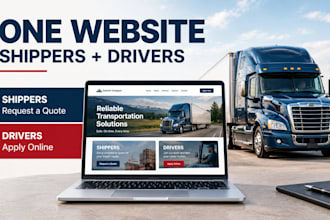 build a trucking website for small carriers and fleets