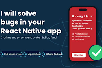 fix bugs and errors in react native