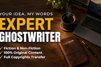 ghostwrite your fiction or non fiction book
