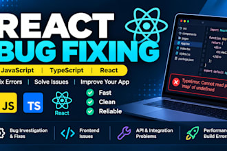 fix bugs in your react javascript or typescript application