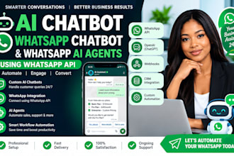 build ai chatbot, whatsapp chatbot, whatsapp ai agents using whatsapp API