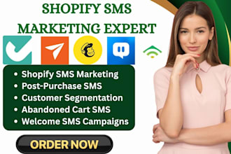 setup shopify sms marketing judge me klaviyo mailchimp omnisend txtcart sendvio