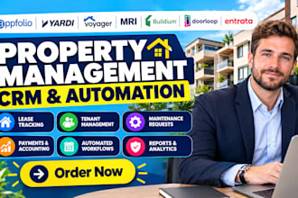 do property management appfolio yardi voyager mri buildium doorloop entrata CRM