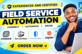 jobber servicetitan housecall pro automation jobnimbus workiz zapier integration