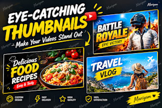 design eye catching youtube thumbnails that get clicks