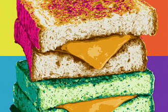 do a food pop art