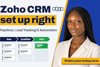 be your zoho CRM  zoho one expert for system setup