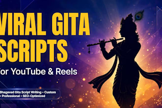 write viral bhagavad gita life lessons scripts