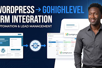 connect your wordpress website to gohighlevel CRM and automation