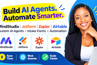 build mindstudio custom ai agents jotform intake form zapier airtable automation