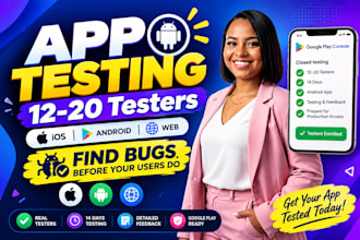 12 testers 20 testers for 14 days closed testing google play console 12 testers