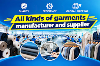be your custom clothing manufacturer, supplier and designer