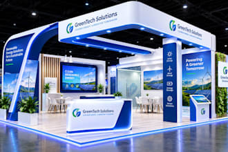 design trade show booth graphics, backdrop, booth wall, popup banner