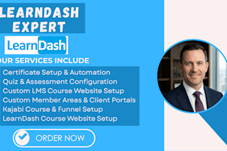 build a learndash wordpress course website