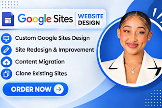design a professional google sites website for your business