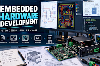 design and develop embedded hardware devices and pcbs