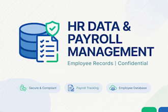 manage HR data payroll tracking and employee records confidentially