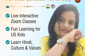 be your online hindi tutor for kids grades 1st to 8th