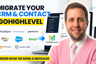 migrate your CRM contacts and automations to gohighlevel from any platform