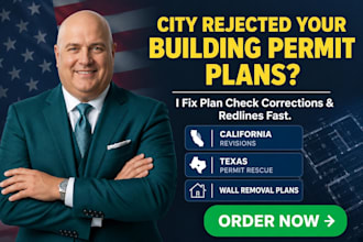 fix permit drawings city plan check corrections california texas florida