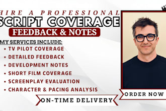 provide script coverage and feedback for your screenplays