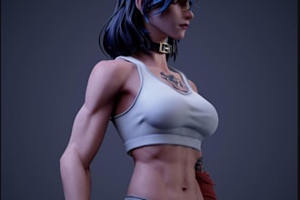 create 3d character modeling, vrchat avatar, furry avatar, nfsw avatar, vtuber