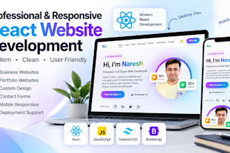 build a responsive react website