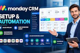 setup monday crm sales pipeline deal management lead nurturing monday ai agent
