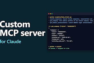 build a custom mcp server to connect your API or data to claude