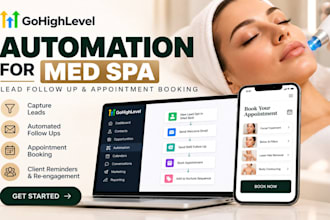 build gohighlevel automation for med spa lead follow up and appointment booking