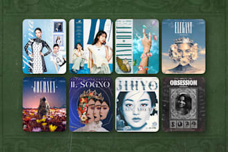 create a unique creative and editorial poster design