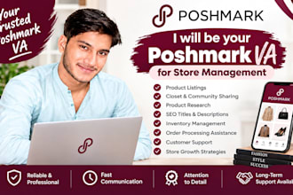 be your poshmark VA  for store management