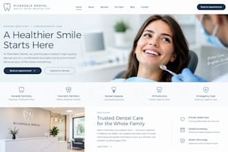 build squarespace dental website dentist clinic website healthcare website
