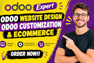 be your odoo expert for odoo website design odoo customization and ecommerce