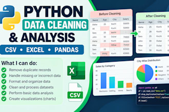 clean and analyze your data using python pandas
