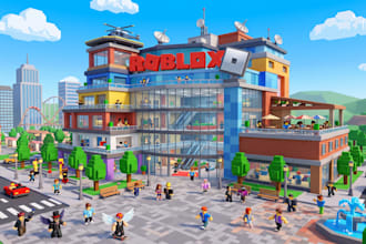 develop your roblox game with scripting, UI, maps and system in roblox studio