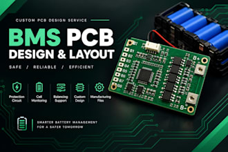 design bsm pcb, battery management system and protection circuit