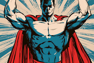do a superhero comic
