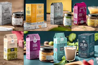 design premium coffee packaging, labels, and branding for your business