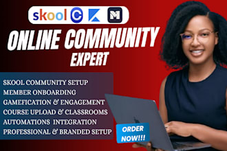 skool community setup skool online course circle so mighty network ghl crm