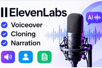 elevenlabs voiceover, elevenlabs cloning,elevenlabs narration elevenlabs expert