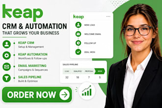 setup keap crm keap automation keap email marketing keap sales pipeline