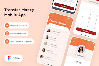 provide money transfer app and website, finance app, fintech app, finance app