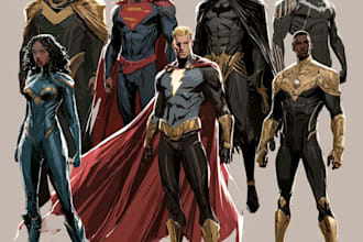 do a superhero comic